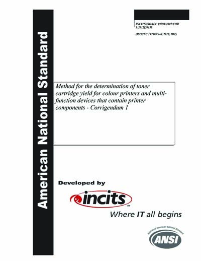 Standards PDF Cover Page